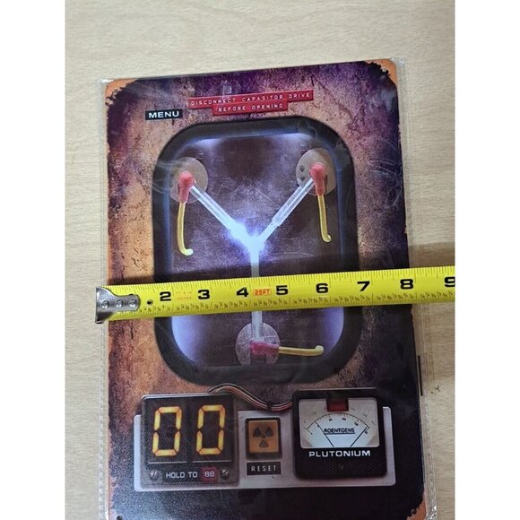 Back to the Future Flux Capacitor Metal Sign - Picture 3 of 4